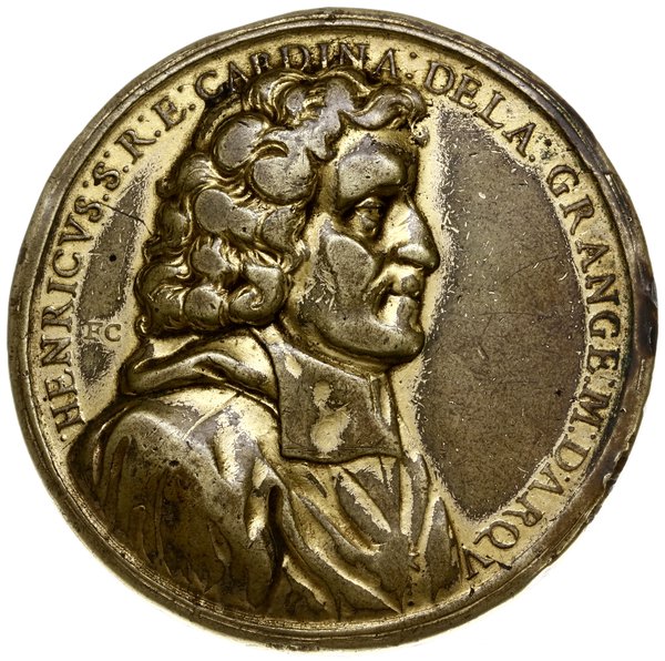 medal z 1699 r. wykonany w Loreto, autorstwa Francois Cherona, poświęcony Marii Kazimierze i jej ojcu  kardynałowi Henrykowi Albertowi de la Grange d’Arquien