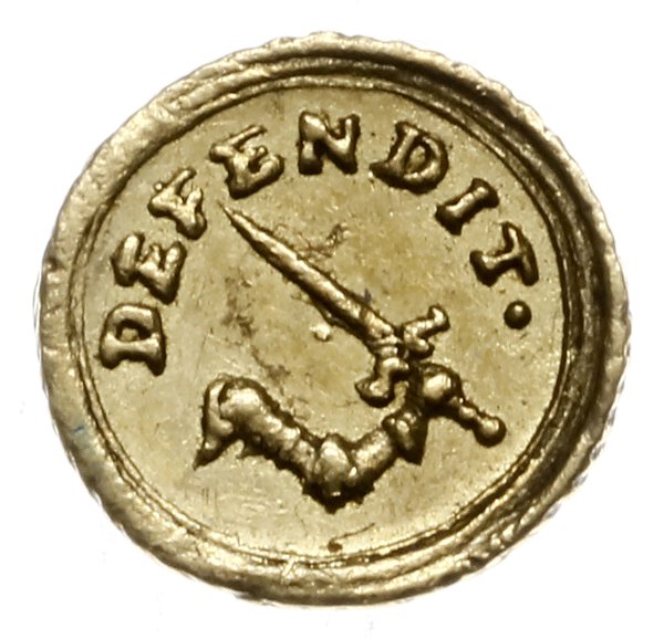medal bez daty (ok. 1695-1697) nieznanego autorstwa (prawdopodobnie M. Omeisa), wybity z okazji kampanii  przeciw Turkom, DEFENDIT