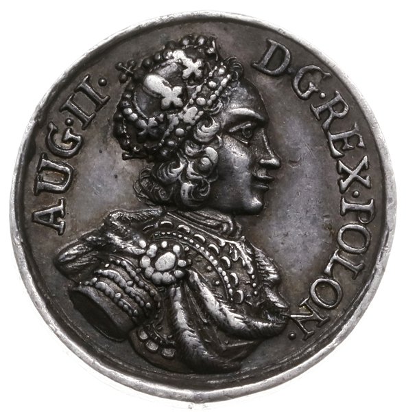 medal z 1699 r. wybity z okazji wizyty króla w L