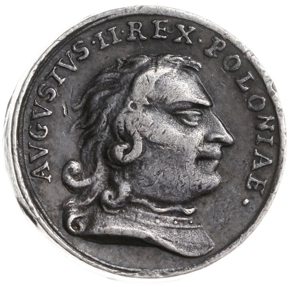 medal z 1709 r. wybity z okazji powrotu króla Au