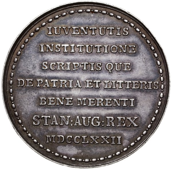 medal z 1772 r. autorstwa J. F. Holzhaeussera, p