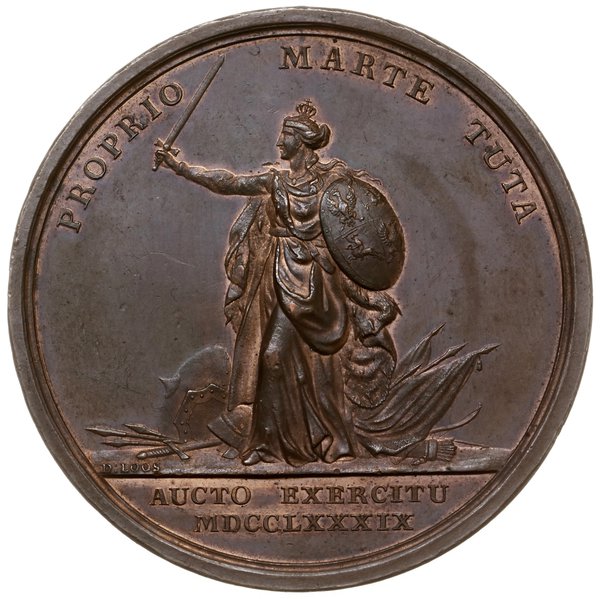 medal z 1789 r. autorstwa Friedricha Loosa ofiar