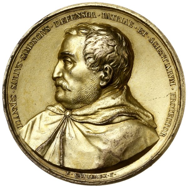medal z 1822 r. autorstwa E. Gatteaux wybity na 