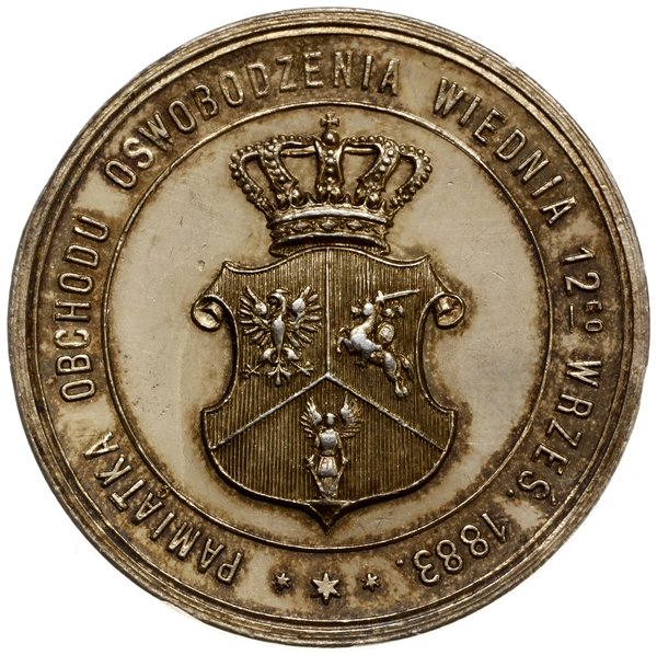medal z 1883 r. autorstwa Wacława Głowackiego, wybity z okazji 200. rocznicy Odsieczy Wiedeńskiej