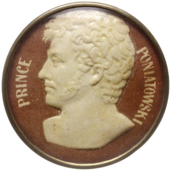 medal z XX w. nieznanego autorstwa, poświęcony ks. Józefowi Poniatowskiemu