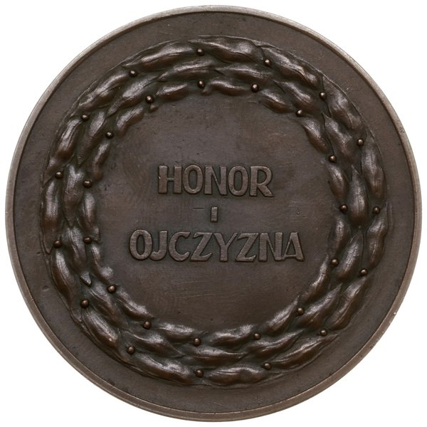 medal z 1922 r. wykonany w zakładzie Jana Knedle