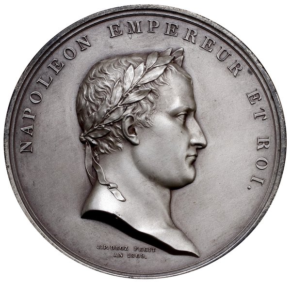 medal z 1809 autorstwa Jean-Pierre Droz, wybity 