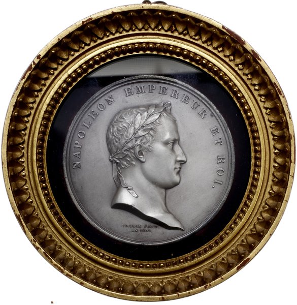 medal z 1809 autorstwa Jean-Pierre Droz, wybity z okazji ustanowienia w 1800 roku Banku Francji