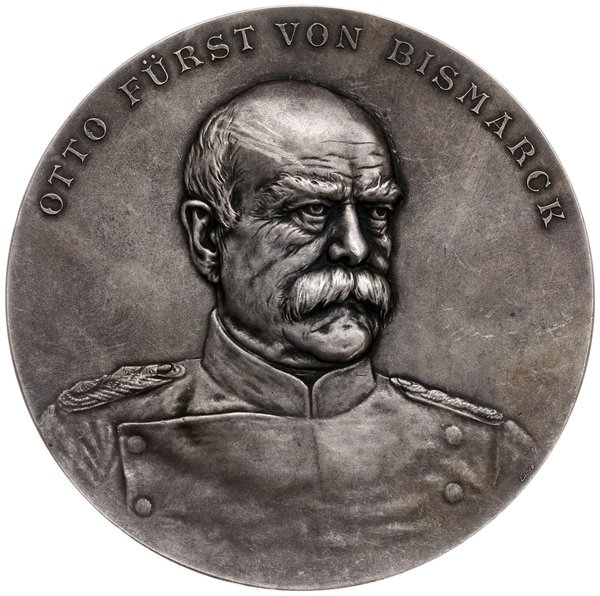 medal z 1898 r. autorstwa Lauera, wykonany z okazji śmierci kanclerza Otto fürst von Bismarck