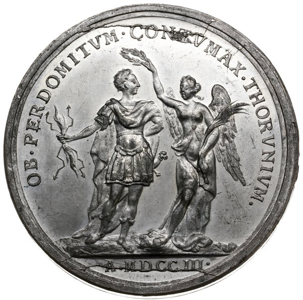 medal z 1703 r. autorstwa Arvida Karlsteena, wyb