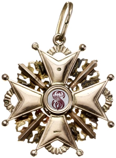 Order Świętego Stanisława, II klasa; krzyż malta