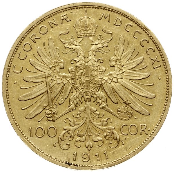100 koron 1911, Wiedeń