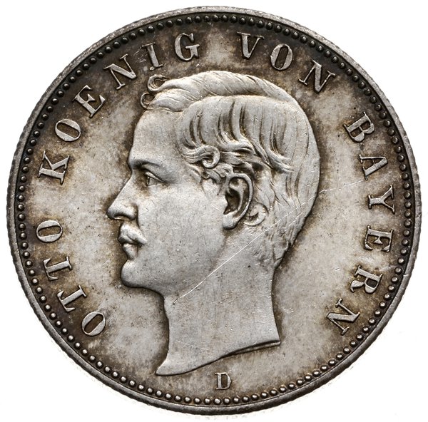 2 marki 1888 D, Monachium