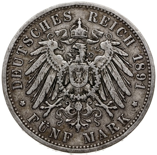 5 marek 1891 A, Berlin