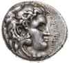 tetradrachma ok. 319-315 pne, mennica Sardeis; Aw: Głowa Heraklesa nakryta lwią skórą w prawo;  Rw..