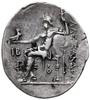 tetradrachma ok. 207-206 pne, mennica Phaselis; Aw: Głowa Heraklesa nakryta lwią skórą w prawo;  R..