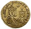 solidus 831-842, Konstantynopol; Aw: Popiersie cesarza Teofila na wprost, trzymającego krzyż, *ΘΕΟ..