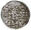 denar 1018-1026, mincerz Oc; Napis HEINRICVS DVX wkomponowany w krzyż / Dach kaplicy, pod nim  OCH..