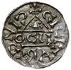 denar 1018-1026, mincerz Oc; Napis HEINRICVS DVX wkomponowany w krzyż / Dach kaplicy, pod nim  OCH..
