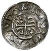 denar 1039-1042; Popiersie króla w prawo / Krzyż