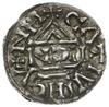 denar 1002-1009, mincerz Aig; Krzyż z kółkiem, dwoma trójkątami i potrójnymi kulkami w kątach / Da..