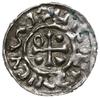 denar 1009-1024; Popiersie króla w prawo / Krzyż