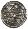 denar 1018-1026, mincerz Bab; Napis HEINRICVS DVX wkomponowany w krzyż / Dach kaplicy, pod nim  PA..