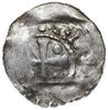 denar 1005-1046; Kaplica z kolumnami i klinami wewnątrz / Krzyż z kulkami w kątach; Dbg 19; srebro..