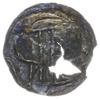 denar około 1195-1200; Aw: Jeździec z włócznią w prawo; Rw: Monogram PETRVS; Kop. 229, Suchodolski..