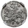 denar 1554, Wilno; Cesnulis-Ivanauskas 2SA12-6, Kop. 3212 (R3), Tyszkiewicz 8 mk; piękna moneta  w..
