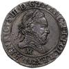 frank 1582 M, Tuluza; wariant z datą wybitą w otoku; Duplessy 1130, Kop. 10431 (R3); głęboka, star..