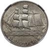 5 złotych 1936, Warszawa; żaglowiec; Parchimowicz 119; piękna moneta w pudełku firmy NGC z oceną M..