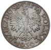 5 złotych 1936, Warszawa; żaglowiec, wypukły napis PRÓBA; Parchimowicz P148a; srebro 28 mm, 11.02 ..