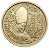 50.000 złotych, 1991, Warszawa; Jan Paweł II na tle ołtarza, wypukły napis PRÓBA nad głową papieża..