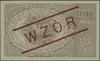 1.000 marek polskich 17.05.1919, czerwony ukośny nadruk WZÓR, seria ZE, numeracja 222462, znak wod..