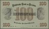 Städtische Bank zu Breslau; 100 marek 1.07.1874, bez podpisów, oznaczenia serii i numeracji, próbn..