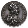 medal z 1699 r. wybity z okazji wizyty króla w Lipsku na Michaelismesse; Aw: Popiersie króla w zbr..