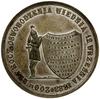 medal z 1883 r. autorstwa A. Schindla wybity na 200-lecie Odsieczy Wiedeńskiej; Aw: Otoczone panop..