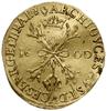 podwójny albertyn, 1600, Antwerpia; Fr. 86, Delmonte 145; złoto 5.07 g; lekko ugięty,  ale bardzo ..