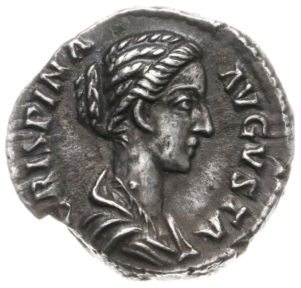 denar, 178-182, mennica Rzym; Aw: Popiersie cesa