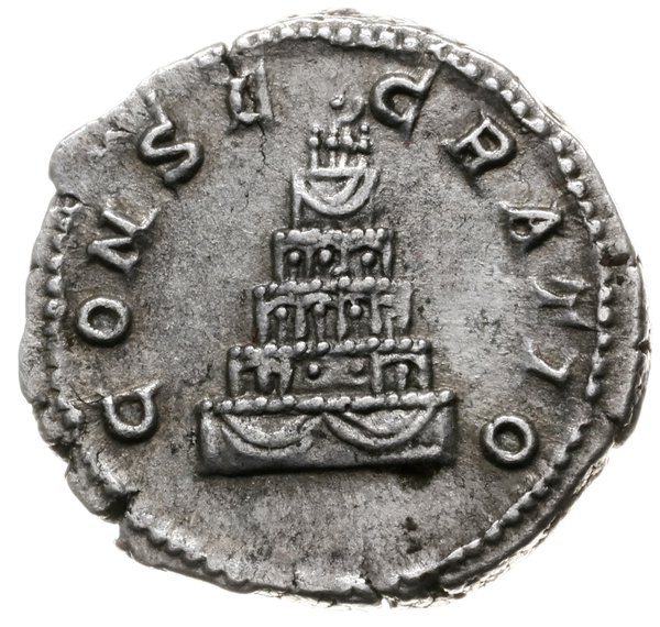 denar pośmiertny, 211 lub później, mennica Rzym;