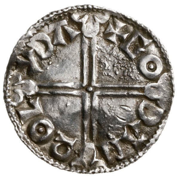 denar typu long cross, 997-1003, mennica Lydford