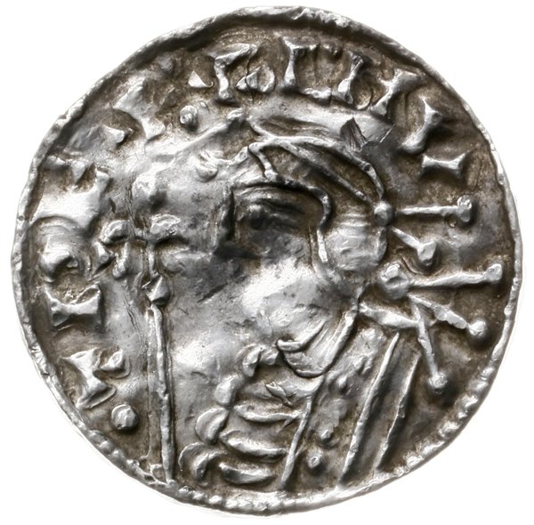 denar typu short cross, 1030-1036, mennica Oxford, mincerz Lifinc
