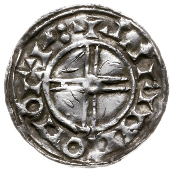 denar typu short cross, 1030-1036, mennica Oxford, mincerz Lifinc