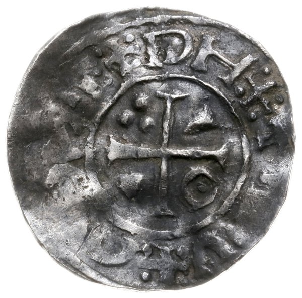 denar czeski - naśladownictwo denara bawarskiego, po 1002