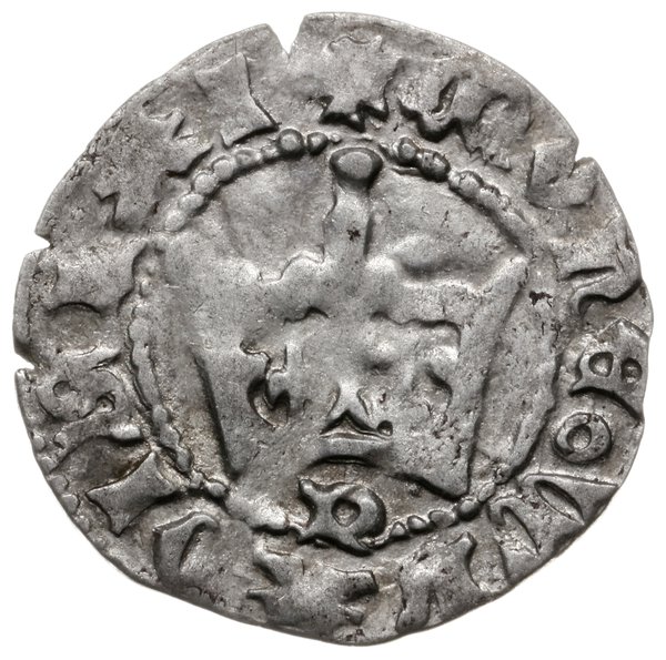 półgrosz koronny, 1394-1395, mennica Kraków