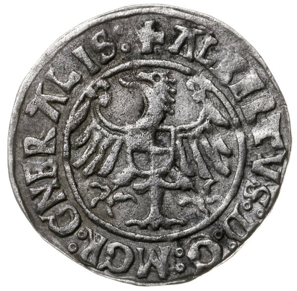 grosz, 1517, Królewiec; Aw: Orzeł brandenburski 