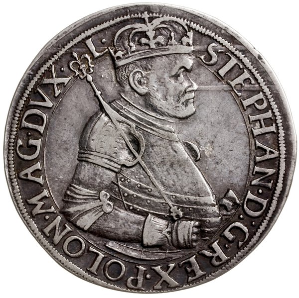 talar 1585, Nagybanya; Aw: Półpostać króla w pra