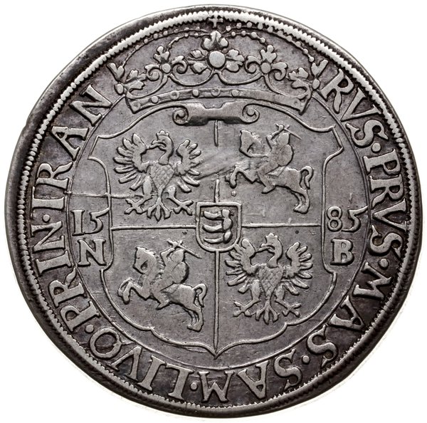 talar 1585, Nagybanya; Aw: Półpostać króla w pra