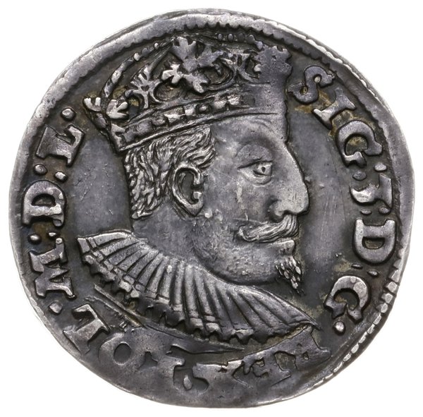 trojak 1595, Lublin; z tytulaturą króla SIG 3, s